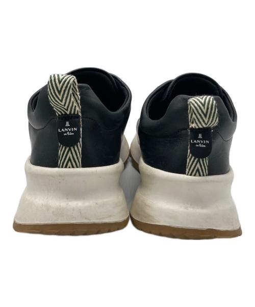 LANVIN en Bleu（ランバンオンブルー）LANVIN en Bleu (ランバンオンブルー) 厚底ビジュースリッポンスニーカー ブラック サイズ:23.5cmの古着・服飾アイテム