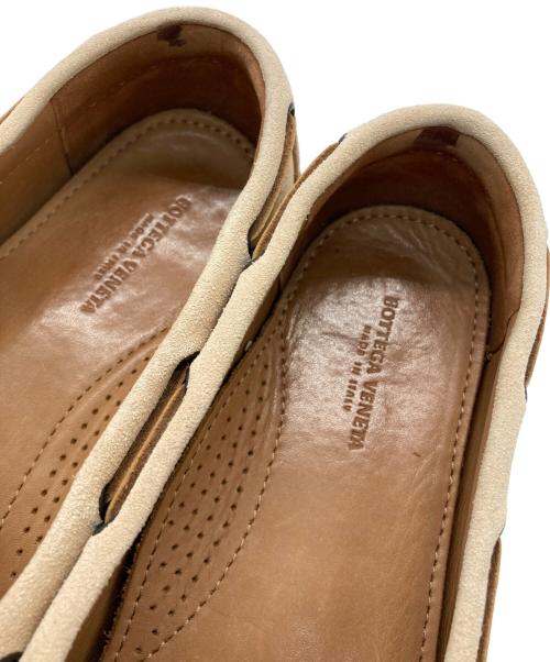 BOTTEGA VENETA（ボッテガベネタ）BOTTEGA VENETA (ボッテガベネタ) イントレチャートドライビングシューズ ベージュ サイズ:36 1/2の古着・服飾アイテム