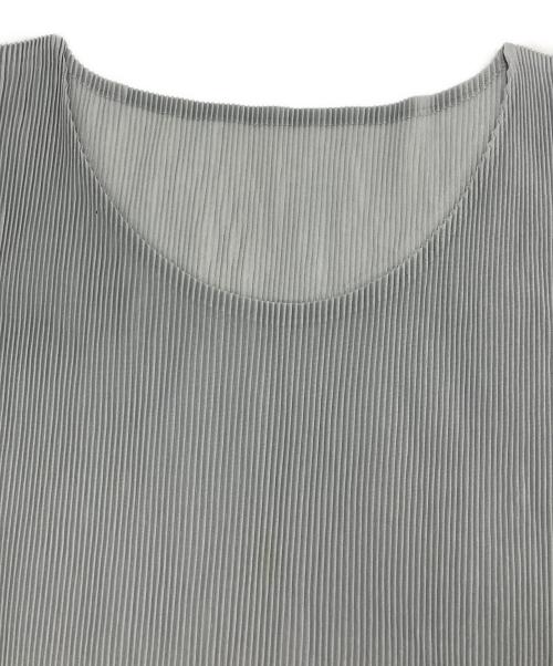 PLEATS PLEASE（プリーツプリーズ）PLEATS PLEASE (プリーツプリーズ) プリーツブラウス ブルー サイズ:3の古着・服飾アイテム