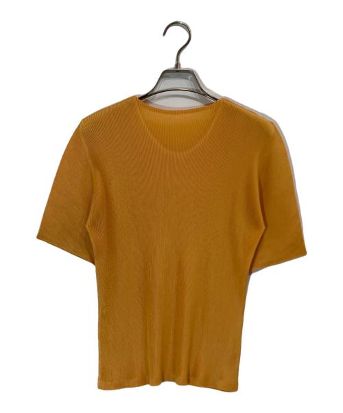 PLEATS PLEASE（プリーツプリーズ）PLEATS PLEASE (プリーツプリーズ) プリーツブラウス イエロー サイズ:3の古着・服飾アイテム