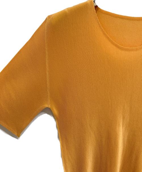 PLEATS PLEASE（プリーツプリーズ）PLEATS PLEASE (プリーツプリーズ) プリーツブラウス イエロー サイズ:3の古着・服飾アイテム