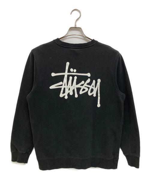stussy（ステューシー）stussy (ステューシー) バックロゴスウェット ブラック サイズ:SIZE Sの古着・服飾アイテム