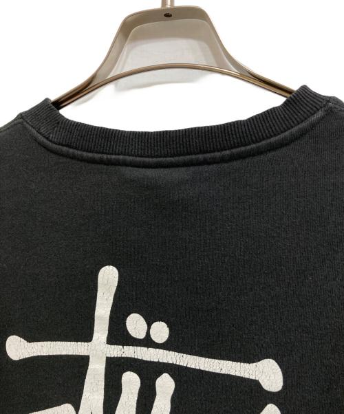 stussy（ステューシー）stussy (ステューシー) バックロゴスウェット ブラック サイズ:SIZE Sの古着・服飾アイテム