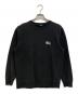 stussy（ステューシー）の古着「バックロゴスウェット」｜ブラック