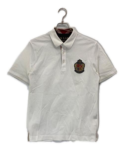BLACK LABEL CRESTBRIDGE（ブラックレーベル クレストブリッジ）BLACK LABEL CRESTBRIDGE (ブラックレーベル クレストブリッジ) 8thアニバーサリーポロシャツ ホワイト サイズ:SIZE Mの古着・服飾アイテム