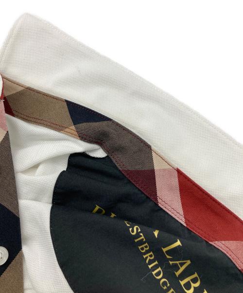 BLACK LABEL CRESTBRIDGE（ブラックレーベル クレストブリッジ）BLACK LABEL CRESTBRIDGE (ブラックレーベル クレストブリッジ) 8thアニバーサリーポロシャツ ホワイト サイズ:SIZE Mの古着・服飾アイテム