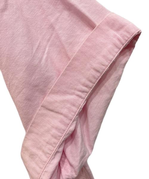 POLO RALPH LAUREN（ポロ・ラルフローレン）POLO RALPH LAUREN (ポロ・ラルフローレン) フロントリボンオックスフォードシャツ ピンク サイズ:Mの古着・服飾アイテム