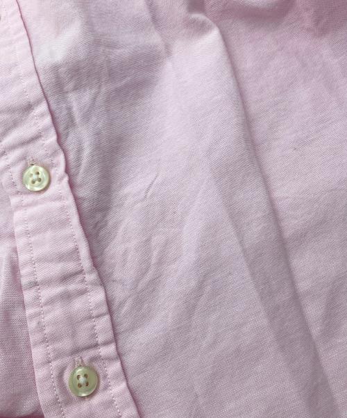 POLO RALPH LAUREN（ポロ・ラルフローレン）POLO RALPH LAUREN (ポロ・ラルフローレン) フロントリボンオックスフォードシャツ ピンク サイズ:Mの古着・服飾アイテム