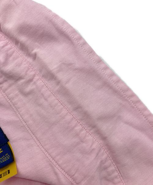 POLO RALPH LAUREN（ポロ・ラルフローレン）POLO RALPH LAUREN (ポロ・ラルフローレン) フロントリボンオックスフォードシャツ ピンク サイズ:Mの古着・服飾アイテム