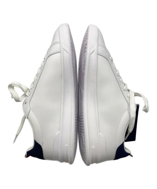 POLO RALPH LAUREN（ポロ・ラルフローレン）POLO RALPH LAUREN (ポロ・ラルフローレン) ヘリテージ Court II レザー スニーカー ホワイト サイズ:SIZE 25.5cmの古着・服飾アイテム