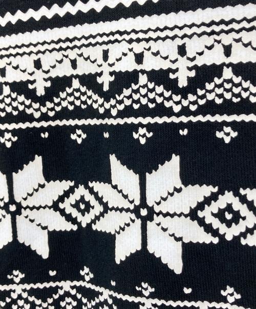 POLO RALPH LAUREN（ポロ・ラルフローレン）POLO RALPH LAUREN (ポロ・ラルフローレン) スノーフレークハーフジップスウェット ブラック サイズ:Lの古着・服飾アイテム