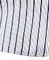 中古・古着 COMME des GARCONS SHIRT (コムデギャルソンシャツ) STRIPE ZIPPER ON L/S SHIRT ブルー×ホワイト サイズ:S：16000円