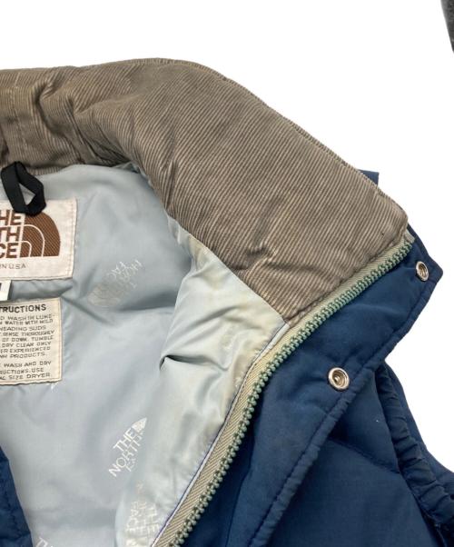 THE NORTH FACE（ザ ノース フェイス）THE NORTH FACE (ザ ノース フェイス) ダウンベスト ネイビー サイズ:Ⅿの古着・服飾アイテム