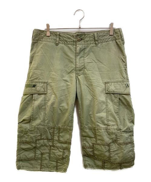 WTAPS（ダブルタップス）WTAPS (ダブルタップス) パッチワーククォーターパンツ カーキ サイズ:SIZE 2の古着・服飾アイテム