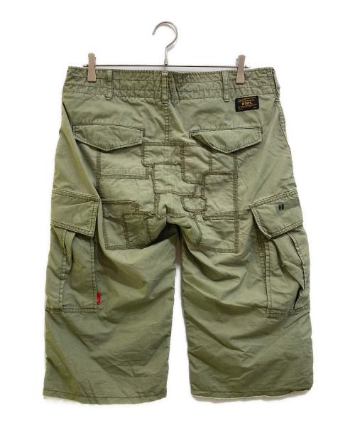 WTAPS（ダブルタップス）WTAPS (ダブルタップス) パッチワーククォーターパンツ カーキ サイズ:SIZE 2の古着・服飾アイテム
