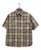 Barbourバブアー）の古着「チェックシャツ」｜グレー×ベージュ