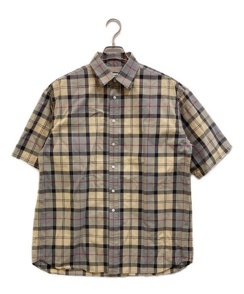 Barbour（バブアー）Barbour (バブアー) チェックシャツ グレー×ベージュ サイズ:38の古着・服飾アイテム