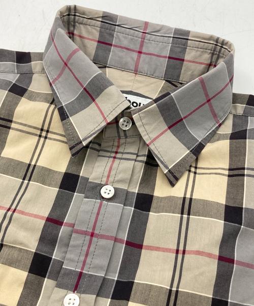 Barbour（バブアー）Barbour (バブアー) チェックシャツ グレー×ベージュ サイズ:38の古着・服飾アイテム