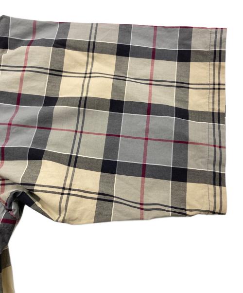 Barbour（バブアー）Barbour (バブアー) チェックシャツ グレー×ベージュ サイズ:38の古着・服飾アイテム
