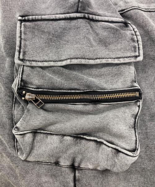 DANKE SCHON（ダンケ シェーン）Danke schon (ダンケ シェーン) スウェットジップポケットカーゴパンツ グレー サイズ:SIZE Sの古着・服飾アイテム