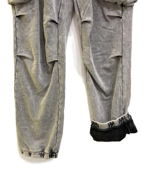 DANKE SCHON（ダンケ シェーン）Danke schon (ダンケ シェーン) スウェットジップポケットカーゴパンツ グレー サイズ:SIZE Sの古着・服飾アイテム