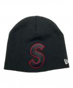 SUPREME×New Eraシュプリーム×ニューエラ）の古着「S Logo Beanie」｜ブラック