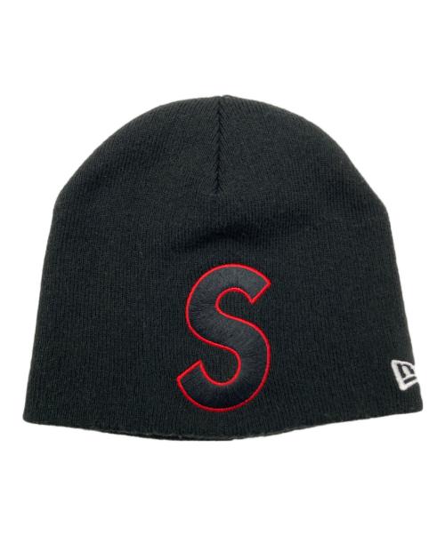SUPREME（シュプリーム）Supreme (シュプリーム) New Era (ニューエラ) S Logo Beanie ブラックの古着・服飾アイテム