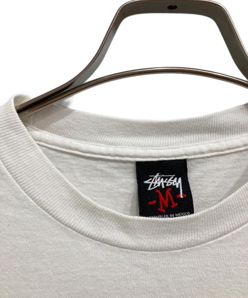 stussy（ステューシー）stussy (ステューシー) プリントTシャツ ホワイト サイズ:Ｍの古着・服飾アイテム