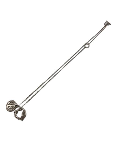 HERMES（エルメス）HERMES (エルメス) コルダージュ ロープネックレス シルバーの古着・服飾アイテム