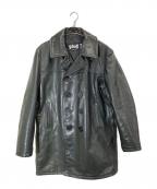 Schottショット）の古着「レザーコート」｜ブラック