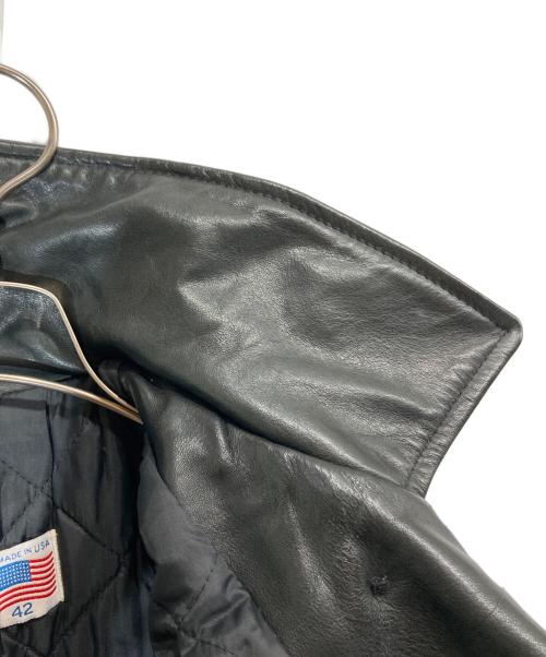 Schott（ショット）Schott (ショット) レザーコート ブラック サイズ:42の古着・服飾アイテム
