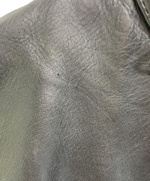 VANSON（バンソン）VANSON (バンソン) TT モーターサイクルレザージャケット ブラック サイズ:40の古着・服飾アイテム
