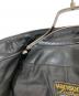 中古・古着 VANSON (バンソン) TT モーターサイクルレザージャケット ブラック サイズ:40：50000円