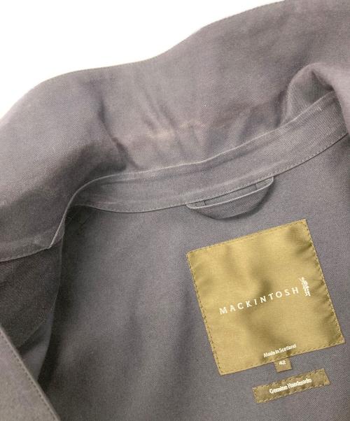 MACKINTOSH（マッキントッシュ）MACKINTOSH (マッキントッシュ) ゴム引きコート ネイビー サイズ:42の古着・服飾アイテム