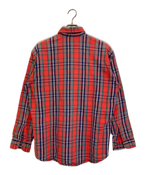 big mac（ビッグマック）BIG MAC (ビッグマック) ヴィンテージチェックシャツ レッド サイズ:Lの古着・服飾アイテム