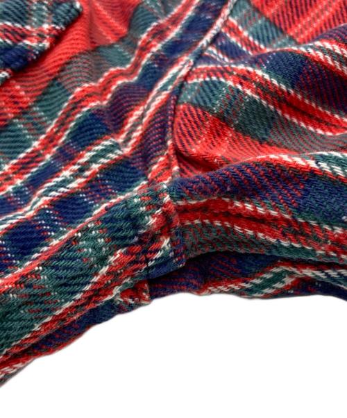 big mac（ビッグマック）BIG MAC (ビッグマック) ヴィンテージチェックシャツ レッド サイズ:Lの古着・服飾アイテム