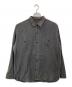 TENDERLOIN（テンダーロイン）の古着「ブラックシャンブレーシャツ」｜グレー