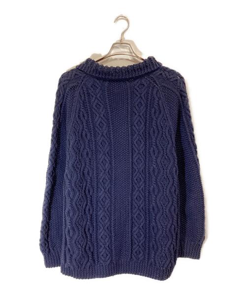 INVERALLAN（インバーアラン）INVERALLAN (インバーアラン) SHIPS (シップス) ケーブルカーディガン ネイビー サイズ:下記参照の古着・服飾アイテム