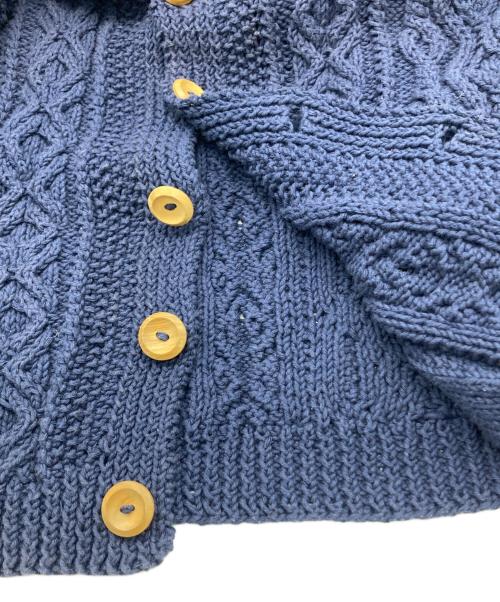 INVERALLAN（インバーアラン）INVERALLAN (インバーアラン) SHIPS (シップス) ケーブルカーディガン ネイビー サイズ:下記参照の古着・服飾アイテム