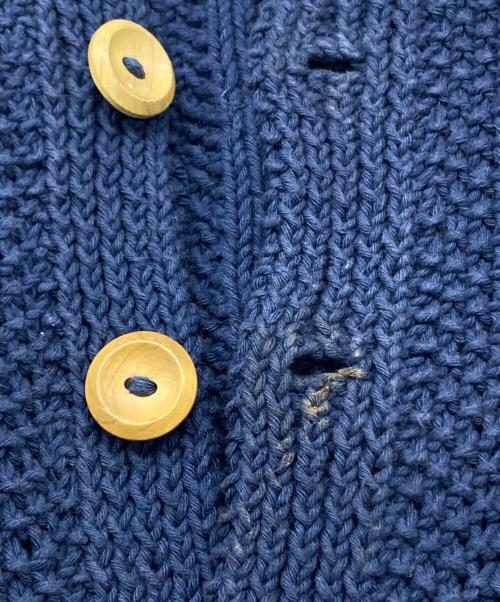 INVERALLAN（インバーアラン）INVERALLAN (インバーアラン) SHIPS (シップス) ケーブルカーディガン ネイビー サイズ:下記参照の古着・服飾アイテム