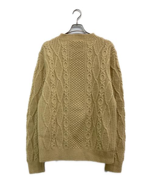 RRL（ダブルアールエル）RRL (ダブルアールエル) ケーブルニット ベージュ サイズ:XLの古着・服飾アイテム