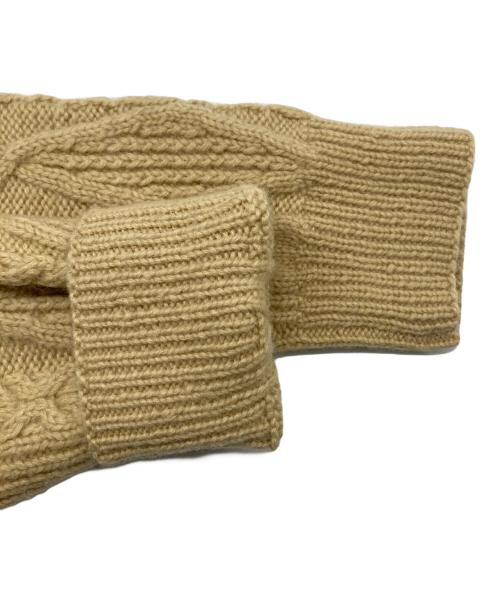 RRL（ダブルアールエル）RRL (ダブルアールエル) ケーブルニット ベージュ サイズ:XLの古着・服飾アイテム