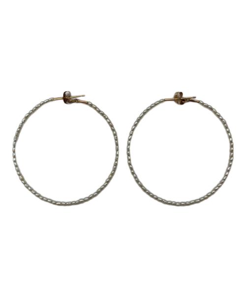 cui-cui（キュイキュイ）CUI-CUI (キュイキュイ) パールサークルピアスの古着・服飾アイテム