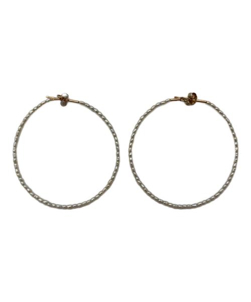 cui-cui（キュイキュイ）CUI-CUI (キュイキュイ) パールサークルピアスの古着・服飾アイテム