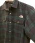 中古・古着 THE NORTH FACE (ザ ノース フェイス) Brushwood Wool L/S Shirt ブラック×グリーン サイズ:XL：7000円
