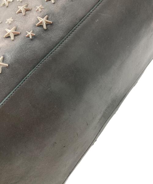 JIMMY CHOO（ジミーチュウ）JIMMY CHOO (ジミーチュウ) ピムリコスタッズトートバッグ ブラックの古着・服飾アイテム