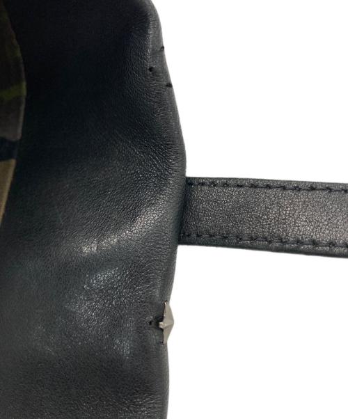 JIMMY CHOO（ジミーチュウ）JIMMY CHOO (ジミーチュウ) ピムリコスタッズトートバッグ ブラックの古着・服飾アイテム