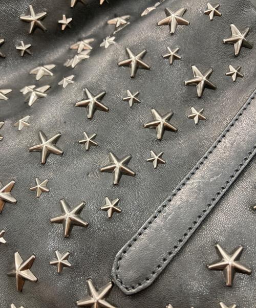 JIMMY CHOO（ジミーチュウ）JIMMY CHOO (ジミーチュウ) ピムリコスタッズトートバッグ ブラックの古着・服飾アイテム