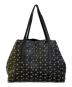 JIMMY CHOO (ジミーチュウ) ピムリコスタッズトートバッグ ブラック：23000円