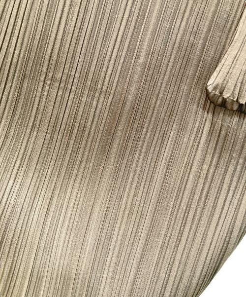 PLEATS PLEASE（プリーツプリーズ）PLEATS PLEASE (プリーツプリーズ) プリーツカーゴポケットスカート ブラウン サイズ:3の古着・服飾アイテム